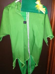 Kids Costumes to Hire - Peter Pan Top & Pants - CHILD 